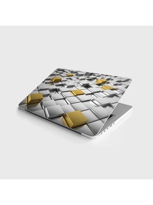 Assess Store Laptop Notebook Pc Kaplama Etiketi Metal 3D
