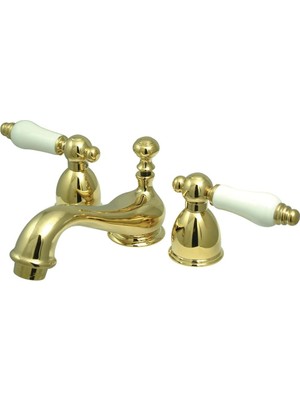 Assess Store Pirinç KS395 Pl Geri Yükleme Mini Breitgefaechert Wc Musluk Porselen Kolu Sap, KS3952PL