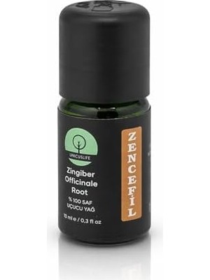 Assess Store Unicuslife% 100 Saf Doğal Zencefil Yağı (Seyreltilmemiş) 10 ml