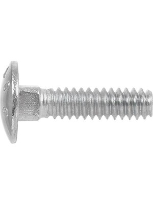 Assess Store Kilit Vidası, 3/8 x 4-1/2 Inç, Çelik, Galvanizli, Gümüş, 50 Adet