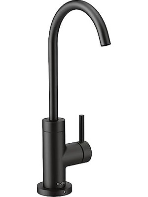 Assess Store S5530BL Sip Modern Soğuk Su Mutfak Içecek Musluğu Opsiyonel Filtrasyon Sistemi Ile, Mat Siyah