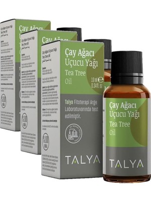 Assess Store %100 Saf Çay Ağacı Uçucu Yağı 10ML - Akne ve Sivilce Karşıtı - Cilt Bakımı - Difüzör Için Aromaterapi Yağı (3 Paketi)