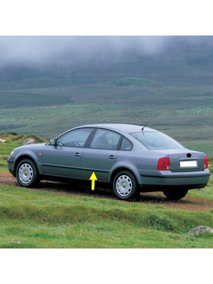 Assess Store Sol Arka Kapı Çıtası Siyah Plastik 3B0853753 Vw Passat B5 ile Uyumlu 1997-2000