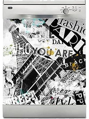 Assess Store Bulaşık Makinesi Kaplama Beyaz Eşya Kaplama Paris Popart