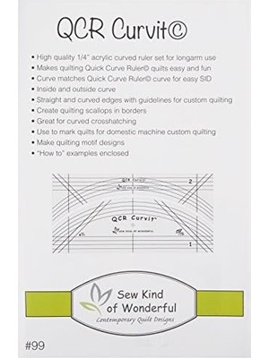 Assess Store Sew Kind Of Wonderful Qcr Ruler Curvit Set