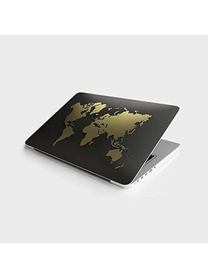 Assess Store Laptop Notebook Pc Kaplama Etiketi Dünya Haritası