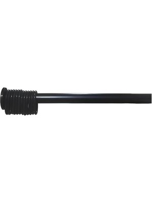 Assess Store Banyo Duş Perde Borusu 120CM-200 cm Siyah Duş Perde Askısı Duş Borusu Metal
