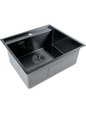 Assess Store Crauf Poli 6301 Pvd Füme Paslanmaz Çelik Eviye