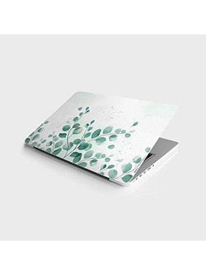 Assess Store Laptop Notebook Pc Kaplama Etiketi Yeşil Çiçek