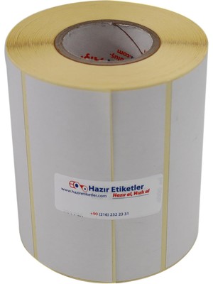 Assess Store Eko Termal Etiket 20MM x 40MM Ruloda 4000 Adet Yan Yana 5 Li