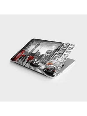 Assess Store Laptop Bilgisayar Notebook Pc Kaplama Etiketi Londra Yağlıboya