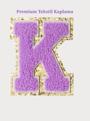 Assess Store Uyumlu Premium Harf /aksesuar – Tekstil Kaplama Kişiselleştirilmiş Tasarım Qncharf-K