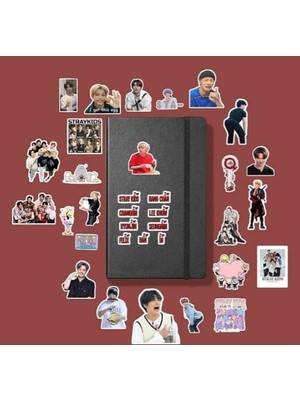 Assess Store Stray Kids Kpop/bullet Journal Defter Çıkartma Ajanda Laptop Etiket, 8684576505491