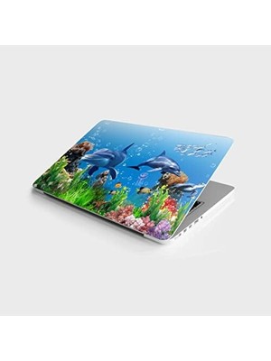 Assess Store Laptop Bilgisayar Notebook Pc Kaplama Etiketi Deniz Balıklar