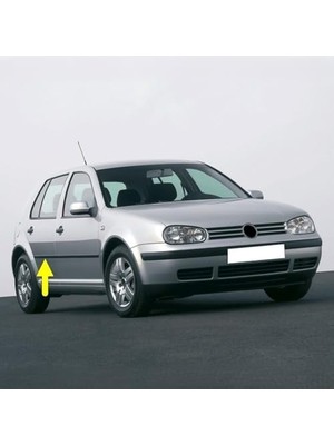 Assess Store Sağ Arka Kapı Çıtası Siyah Plastik 1J4853754D Vw Golf 4 ile Uyumlu 1998-2004
