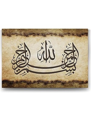 Assess Store Euzu Besmele Tablosu - 60X40CM