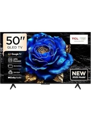 Assess Store Tcl 50T6C, 50 Inç 127 Ekran, 4K Ultra Hd, QLED Tv, Tv, 2025 Model
