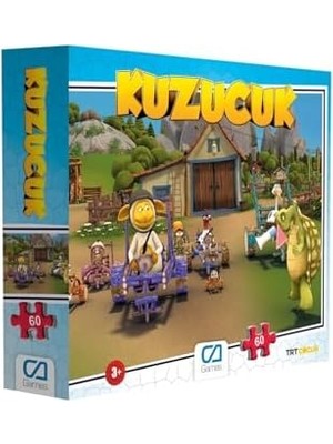 Assess Store Kuzucuk Lisanslı 60 Parça 34X24CM Çocuk Puzzle Yapboz Serisi