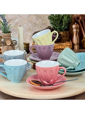 Assess Store Soft Çay Fincan Takımı 12 Parça 6 Kişilik