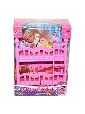 Assess Store Can Oyuncak Çift Ranzali Bebek