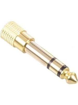 Assess Store 4458 6.3 mm Erkek To 3.5 mm Dişi Çevirici Dönüştürücü Adaptörü