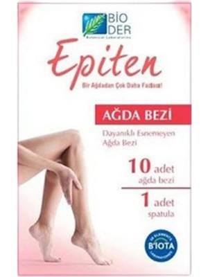 Assess Store Bioder Epiten Ağda Bezi 10 Adet
