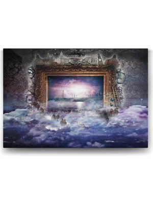 Assess Store Sürreal Çerçeve Tablosu - 75X50CM
