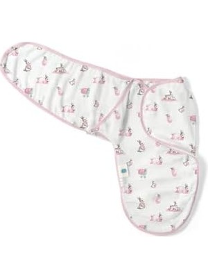 Assess Store Deux Lapıns% 100 Pamuk Müslin Bebek Hazır Kundak – Bébé Lapin Rose KNDK1019