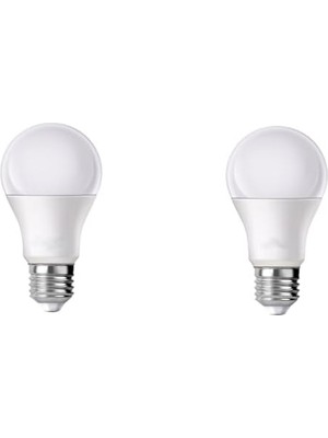 Assess Store 2 Adet, E27, 12 Volt, 5 Watt, Beyaz 6500K, LED Ampul, (Dc 12 Volt Aküler Için), Kamp, Karavan, Tekne ve 12V Akü Sistemleri, Seconder