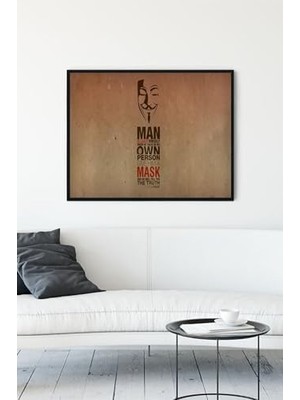 Assess Store (PSTER12639) Motivasyon Çerçeveli Tablo (30 x 40CM)