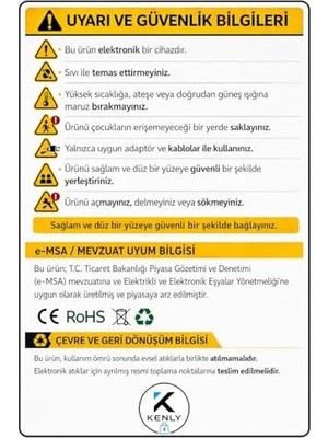 Assess Store Kenly Bluetooth Tv Arkası Rgb USB Şerit LED Aydınlatma 16 Renk, Ambiyans Işığı (3 Metre)