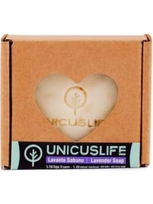 Assess Store Unicuslife% 100 Saf Doğal Lavanta Sabunu Katkısız, Soğuk Işlem, El Yapımı (Içeriğinebak) 100 gr
