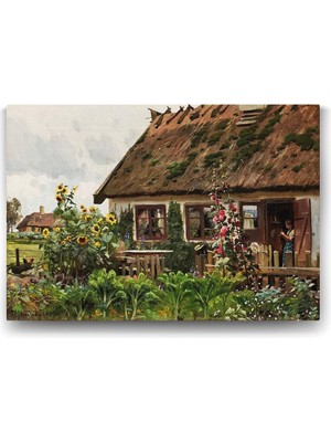 Assess Store Peder Mork Monsted - Sunset Over Water Tablosu - 100X70CM
