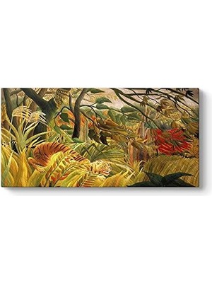 Assess Store Henri Rousseau - Tiger Tablosu 100 x 50
