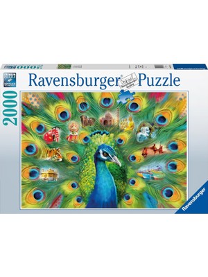 Assess Store 2000 Parça Tavus Kuşu Puzzle