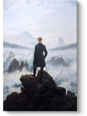 Assess Store Caspar David Friedrich - Bulutların Üzerinde Yolculuk Tablosu 40 x 60