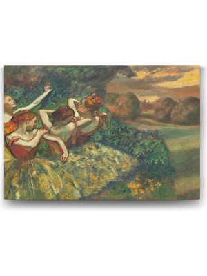 Assess Store Degas - Four Dancers Tablosu - 140X100CM