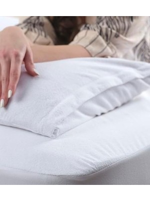 Assess Store %100 Pamuk Fitted Su Sıvı Geçirmez Yatak Koruyucu Alez Çarşaf (100 x 200)