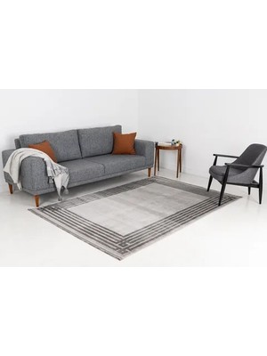 Vivense Life Makine Halısı 6100, Saçaklı, Gri, 160X230