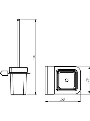 Assess Store Penta PV4613 Viola Klozet Fırçalığı