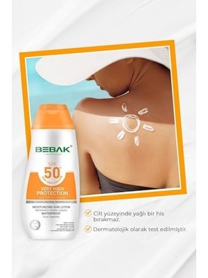 Assess Store Bebak Nemlendirici Güneş Losyonu 50+ Spf 200 ml