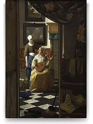 Assess Store Johannes Vermeer - The Tablosu - 50X75CM