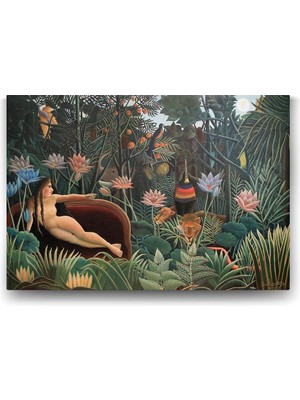 Assess Store Henri Rousseau - The Plaques Tablosu - 100X70CM