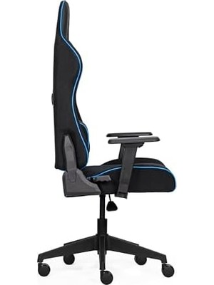 Assess Store Hawk Gaming Chair Fab E2 Siyah Mavi Kumaş Oyuncu Koltuğu
