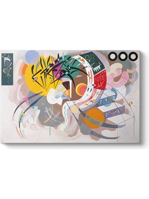 Assess Store Kandinsky - Dominant Curve Tablosu 45 x 30