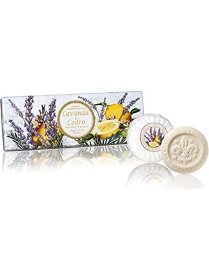 Assess Store Saponificio Artigianale Fiorentino Sabun 3X100 gr - Lavender And Cedar