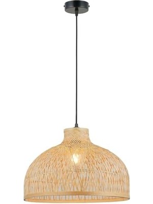 Assess Store Venira 10 Küçük Boy 40’lık Bamboo Tekli Sarkıt, Doğal Ahşap