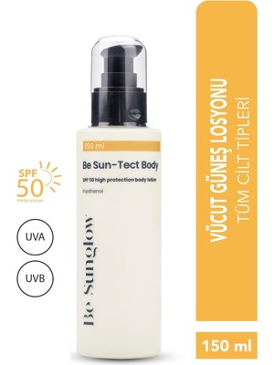 Assess Store Be Sunglow Body Vücut Güneş Losyonu Spf 50 150 ml