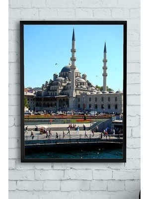 Assess Store (PSTER13945) Yeni Camii Çerçeveli Tablo (21X30CM)