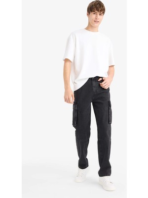 DeFacto Relax Fıt Düz Paça Jean PANTOLON F1842AX25AU